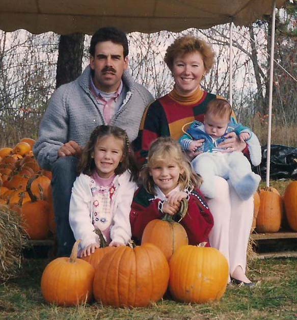 The Fletcher family with young children