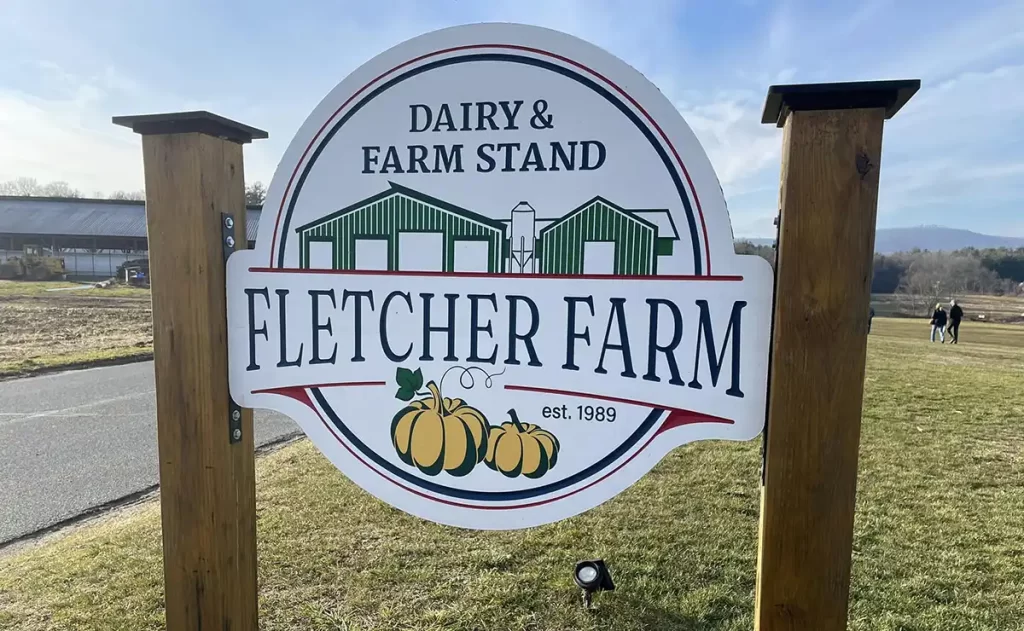 Fletcher Farm sign